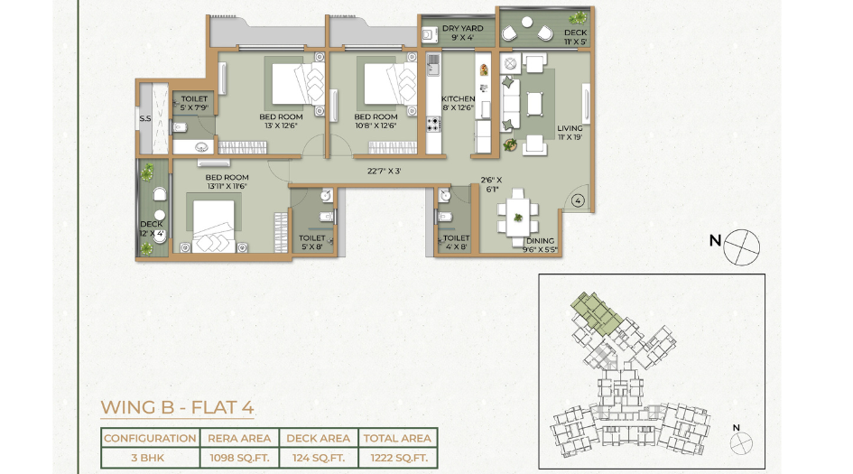 Ethics - Orovia - Floor - Plan - Wing - B - Flat - 4